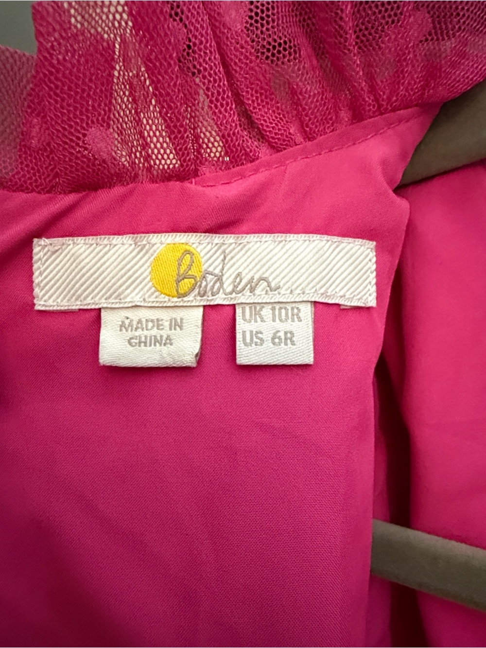 Boden Hot Pink Tiered Maxi Dress - Picture 3 of 17